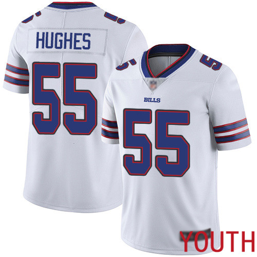 Youth Buffalo Bills #55 Jerry Hughes White Vapor Untouchable Limited Player NFL Jersey
